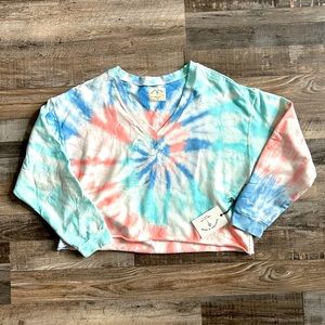 Electric & Rose Tie Dye Sweatshirt size Small NWT